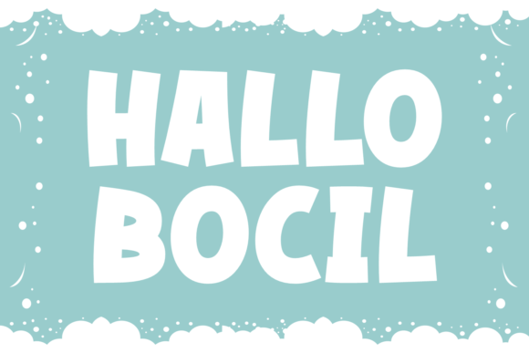 Bringing Playful Energy to Your Shop with the Hallo Bocil Typeface