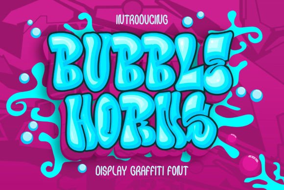 Bubble Horns Graffiti: The Bold Display Typeface for Handmade Brands