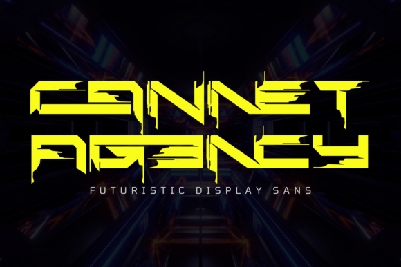 Cannet Agency: A Cyberpunk Display Font for Bold Web Design