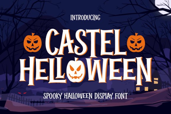 Castel Helloween: The Spooky Display Typeface for Viral Campaigns