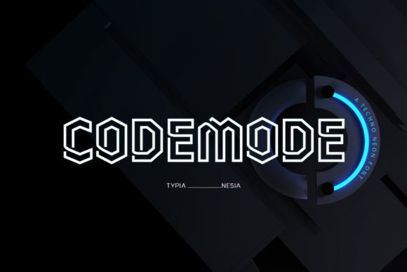 Codemode: The Neon Display Font for Futuristic Campaigns