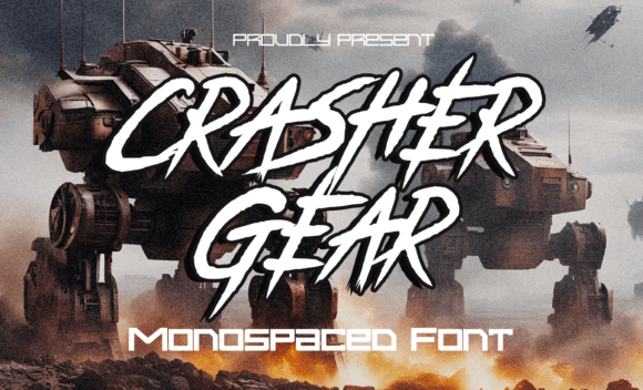 Crasher Gear: The Bold Handwritten Typeface for Modern Web Design