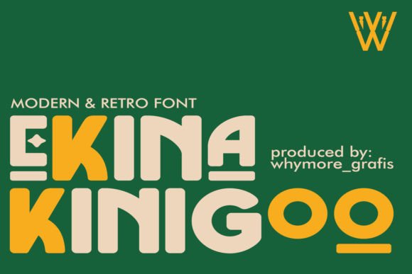 Ekina Kinigoo: The Bold Display Font That Elevates Campaign Visuals