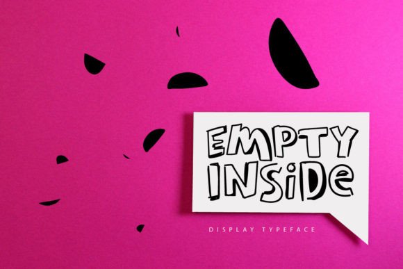 Empty Inside: The Playful Typeface That Elevates Small Business Branding
