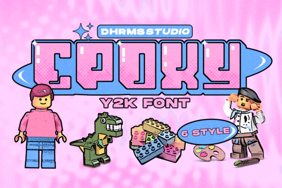 Epoxy: The Playful Y2K Display Font for Modern Editorial Design