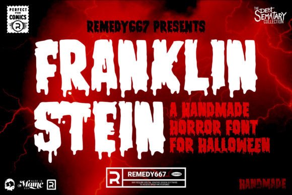 Franklinstein: The Electric Display Typeface for Bold Campaigns