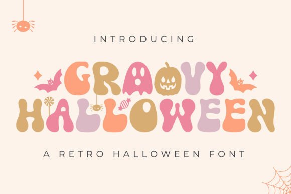 Groovy Halloween: A Spooky Retro Typeface for Bold Branding