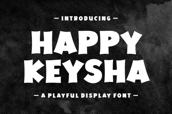 Happy Keysha: The Playful Display Typeface That Elevates Digital Branding