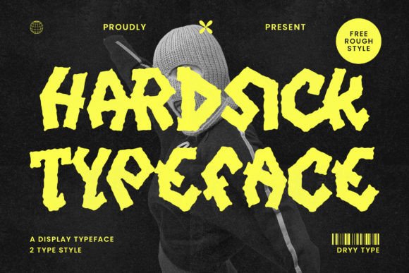 Hardsick: The Bold Display Typeface for Urban Web Design