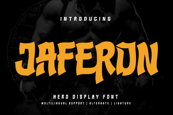 Jaferon: The Bold Display Typeface for High-Impact Campaigns