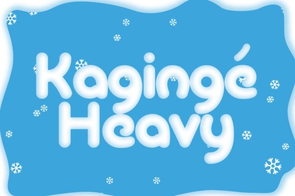 Kagingé Heavy: The Quirky Display Typeface for Joyful Web Experiences