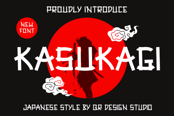 Kasukagi: The Bold Display Typeface for Authentic Brand Identity