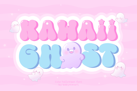 Kawaii Ghost: The Playful Display Font That Elevates Small Business Branding