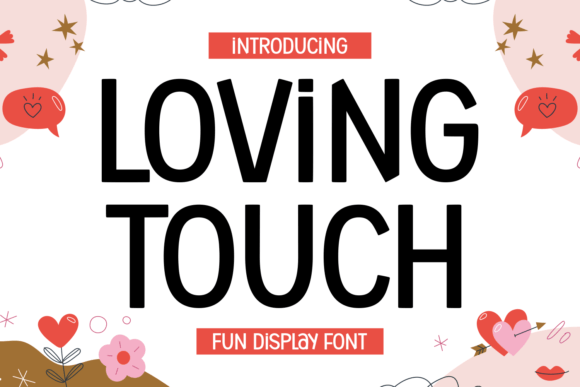 Loving Touch: The Handwritten Display Font for Modern Web Design