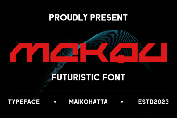 Makqu: The Futuristic Display Typeface for Modern Digital Design