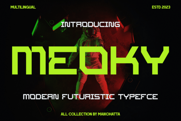 Moeky: The Futuristic Typeface for High-Impact Campaigns