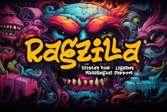 Ragzilla: The Bold Display Font That Elevates Small Business Branding