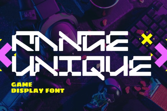 Range Unique: A Retro Pixel Font for Bold Campaign Headlines