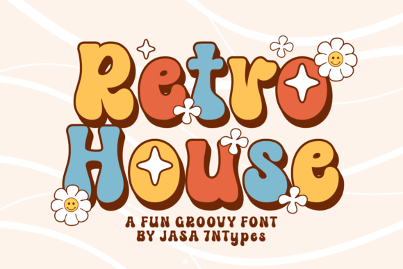 Retro House: The Bold Display Font for Memorable Web Design
