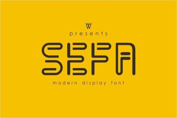 Sefa: A Display Typeface for Elegant Editorial Design