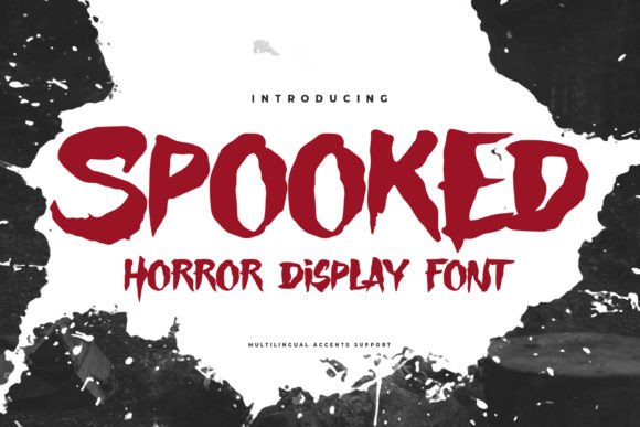 Spooked: A Unique Display Typeface for Bold Branding Projects