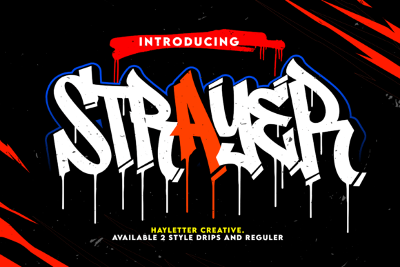 Strayer: The Graffiti-Style Display Font That Boosts Campaign Clarity