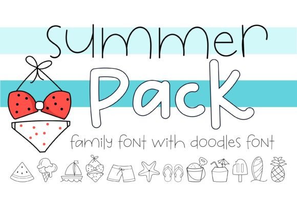Summer Pack: A Handwritten Display Font for Relaxed Editorial Design