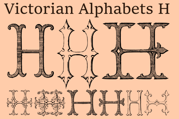 Victorian Alphabets H: The Perfect Display Font for Handmade Brands