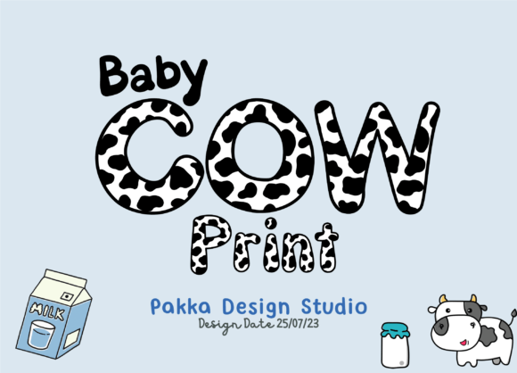 Why Baby Cow Print Is the Perfect Display Font for Playful Editorial Design
