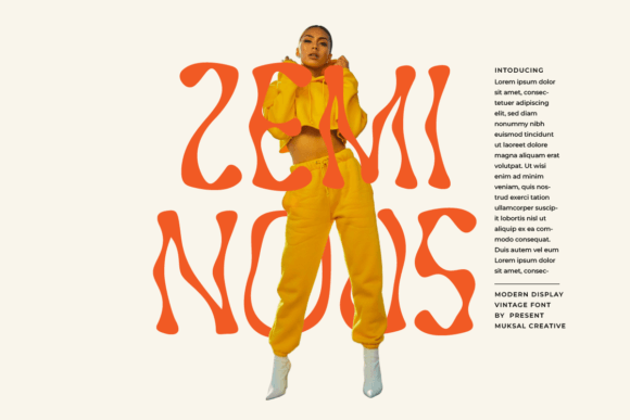 Zeminous: The Retro Display Font That Brings Handmade Brands to Life